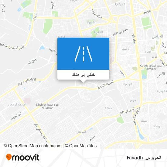 خريطة الحويرس