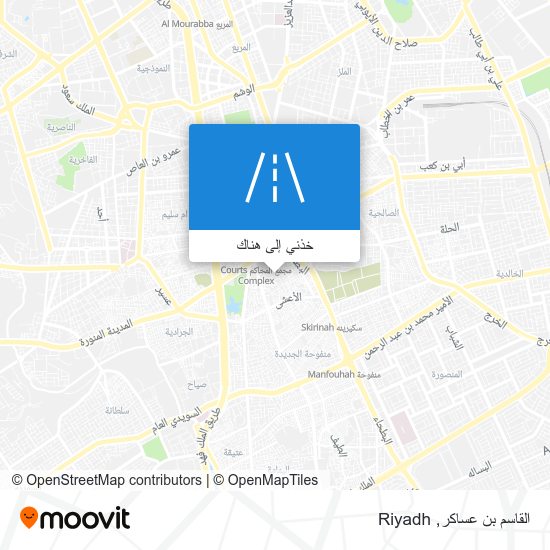 خريطة القاسم بن عساكر