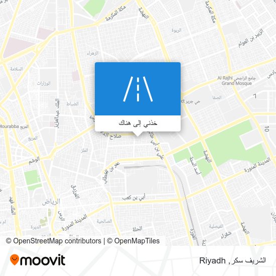خريطة الشريف سكر