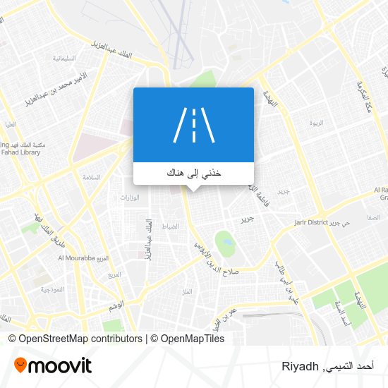 خريطة أحمد التميمي