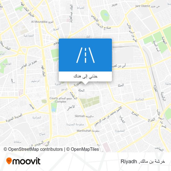 خريطة خرشة بن مالك