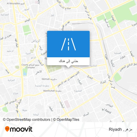 خريطة مزهر
