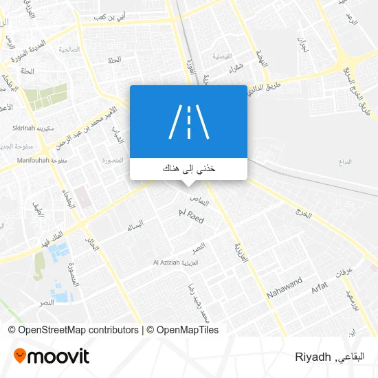 خريطة البقاعي