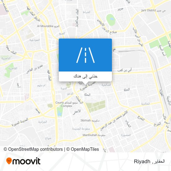 خريطة الحفاير