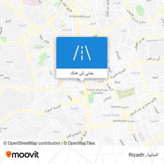 خريطة المنابية