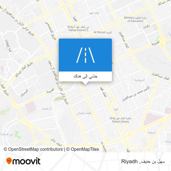 خريطة سهل بن حنيف