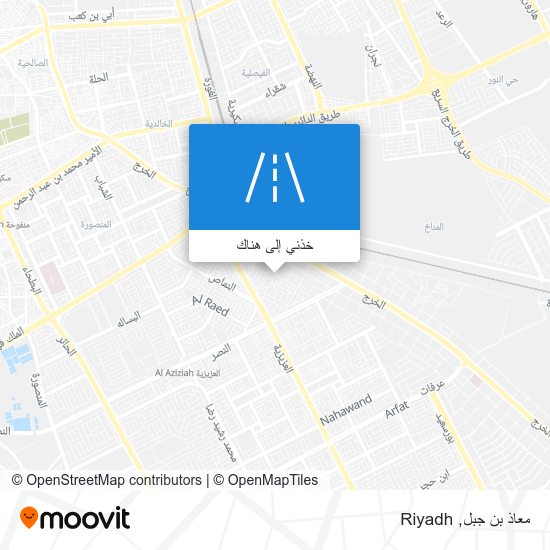 خريطة معاذ بن جبل