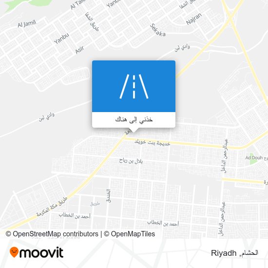 خريطة الحشام