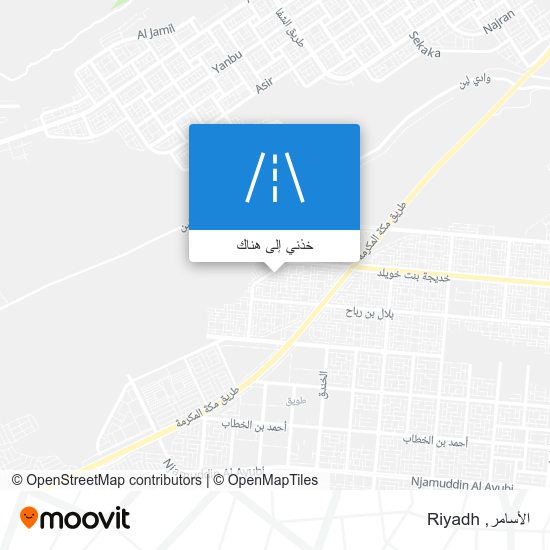 خريطة الأسامر