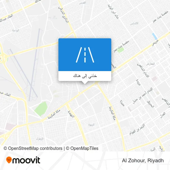 خريطة Al Zohour
