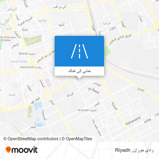 خريطة وادي حوران
