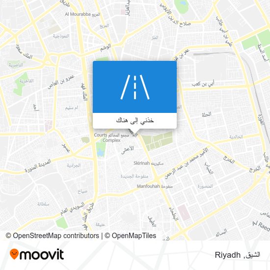 خريطة الشيق