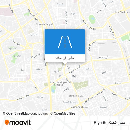 خريطة حصن الخيالة