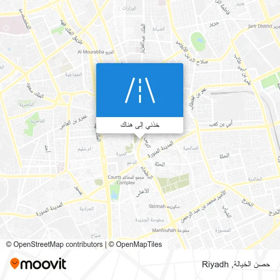 خريطة حصن الخيالة