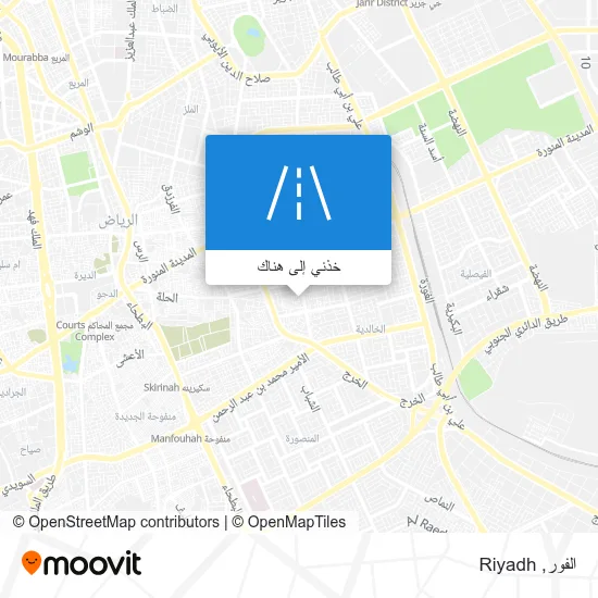 خريطة الفور