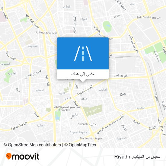 خريطة سفيان بن المهلب