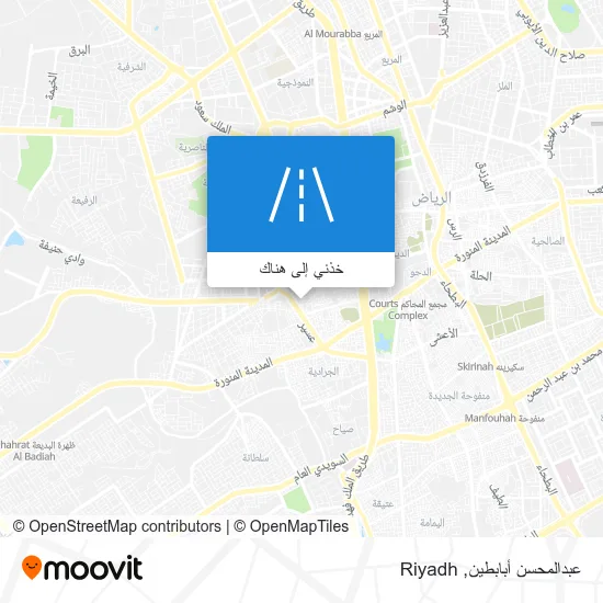 خريطة عبدالمحسن أبابطين