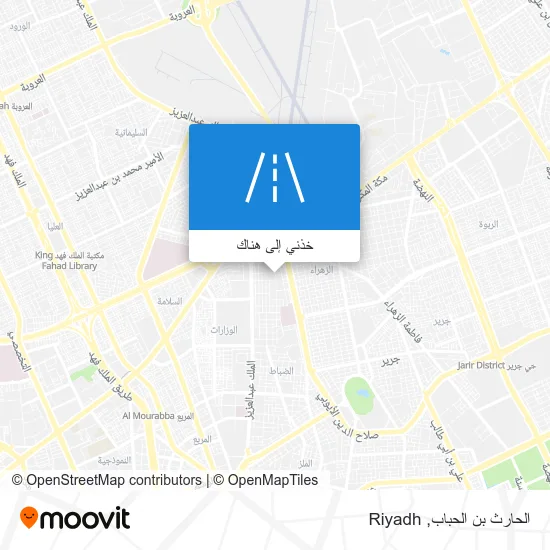 خريطة الحارث بن الحباب