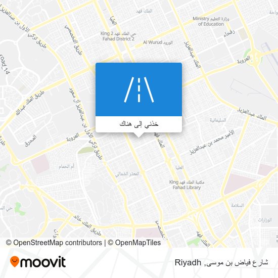 خريطة شارع فياض بن موسى