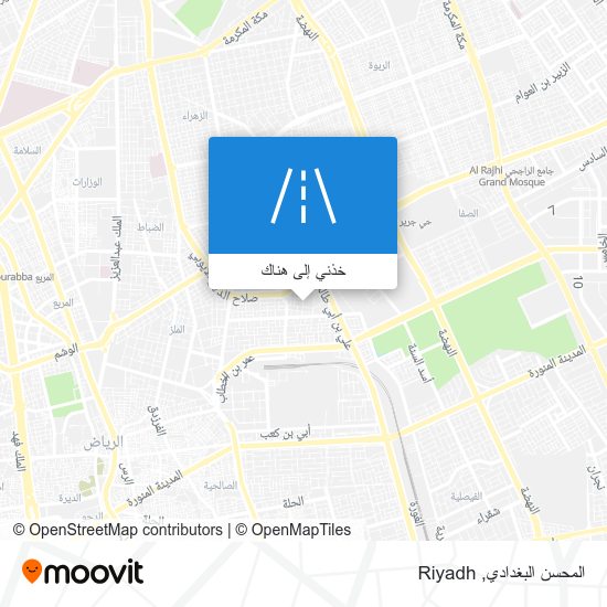 خريطة المحسن البغدادي