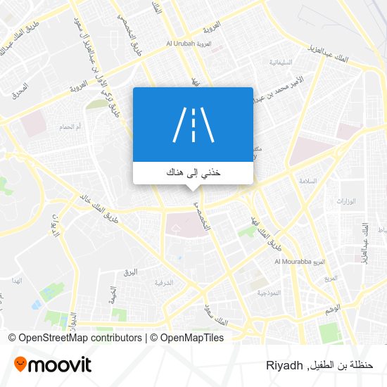 خريطة حنظلة بن الطفيل