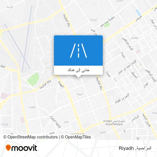 خريطة المزاحمية