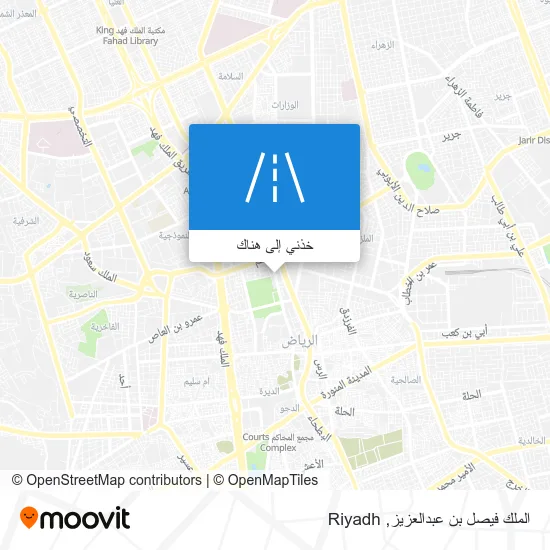خريطة الملك فيصل بن عبدالعزيز