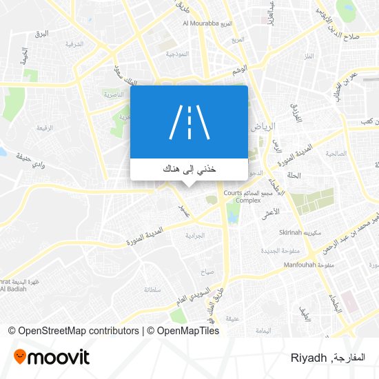 خريطة المفارجة