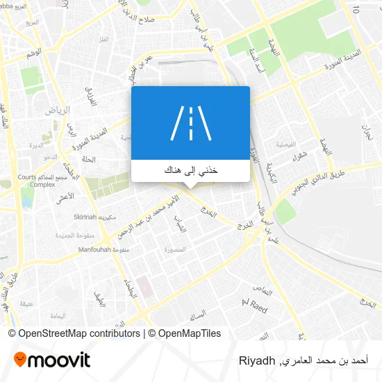 خريطة أحمد بن محمد العامري