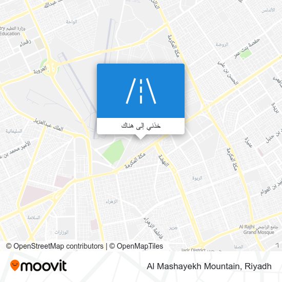 خريطة Al Mashayekh Mountain
