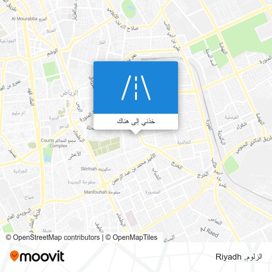 خريطة الزلوم