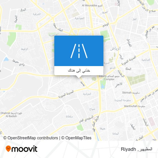 خريطة المظيهير