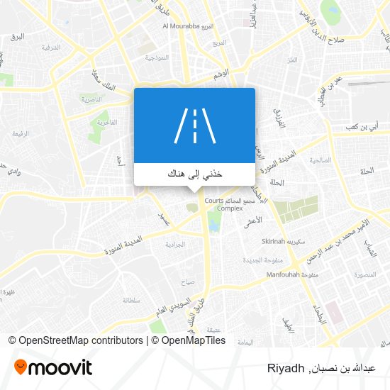 خريطة عبدالله بن نصبان
