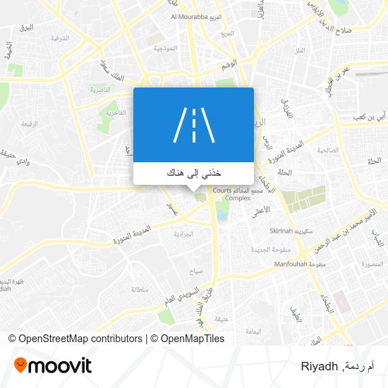 خريطة أم ردمة