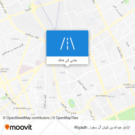 خريطة الإمام عبدالله بن ثنيان آل سعود