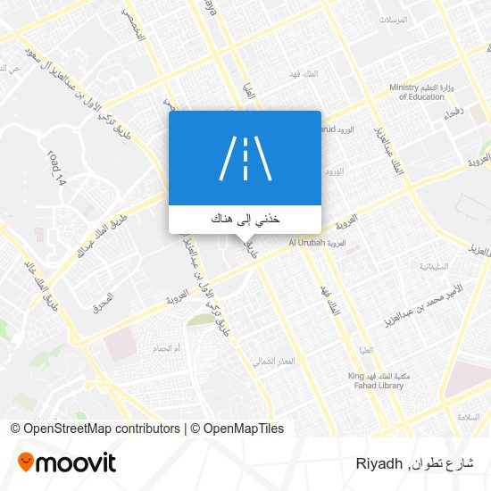 خريطة شارع تطوان