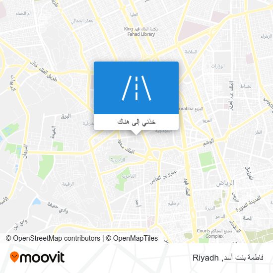 خريطة فاطمة بنت أسد
