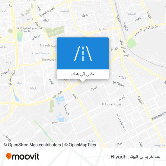 خريطة عبدالكريم بن الهيثم