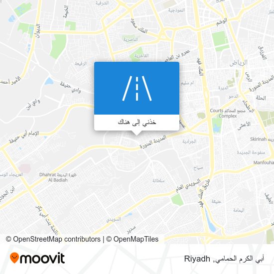 خريطة أبي الكرم الحمامي