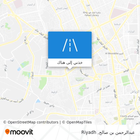 خريطة عبدالرحمن بن صالح