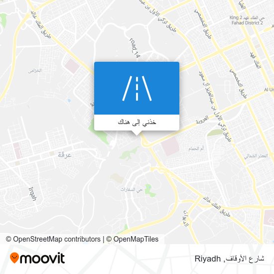 خريطة شارع الأوقاف