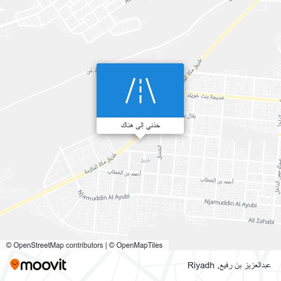 خريطة عبدالعزيز بن رفيع