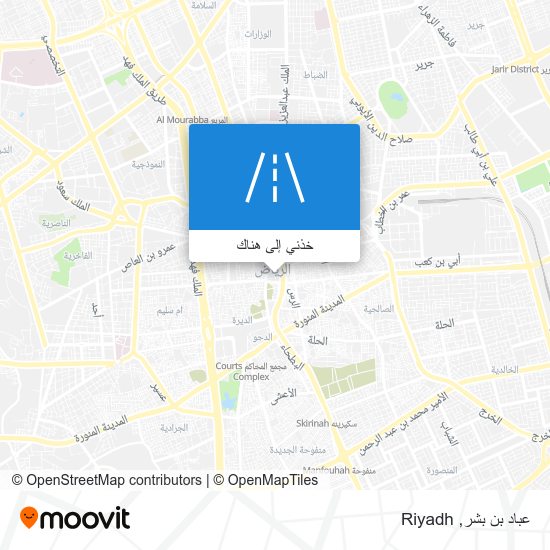 خريطة عباد بن بشر