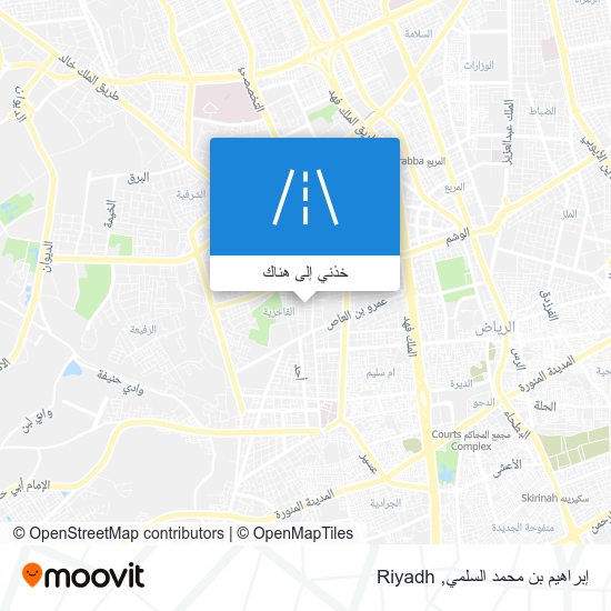 خريطة إبراهيم بن محمد السلمي