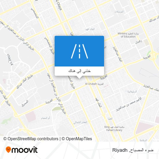 خريطة ضوء المصباح