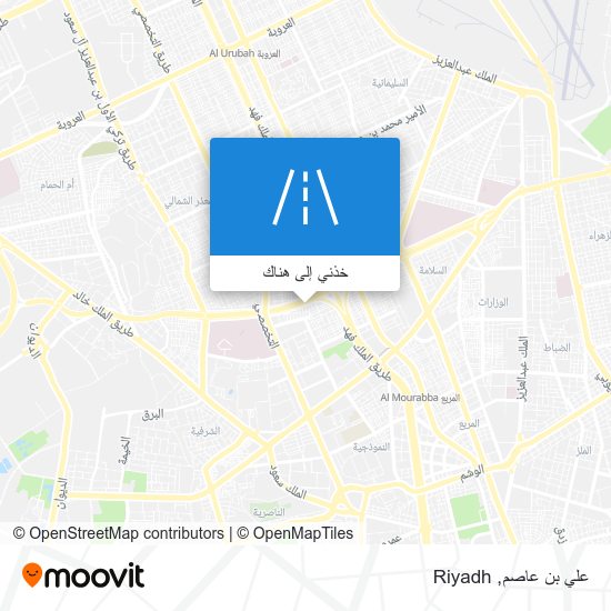 خريطة علي بن عاصم