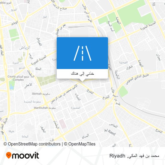 خريطة محمد بن فهد المكي