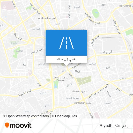 خريطة وادي عتبة
