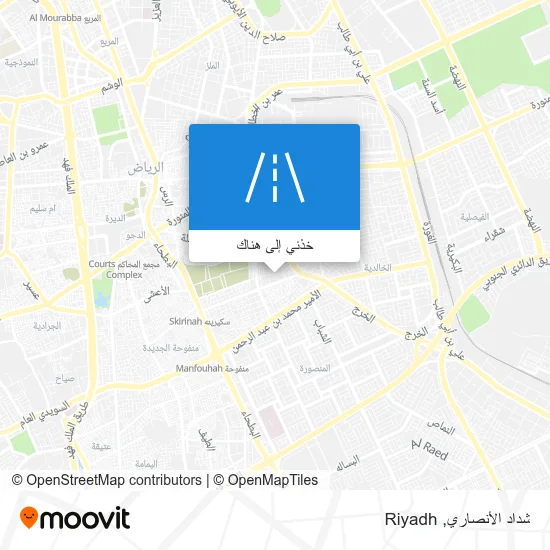 خريطة شداد الأنصاري