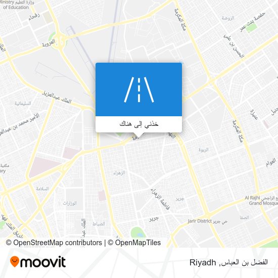 خريطة الفضل بن العباس